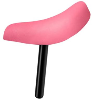 Harilla Fahrradsattel Kinder, Kindersattel Fahrrad mit Sattelstütze 25 mm Fahrradsattel Ersatzteile für 12 14 Zoll, Kinderfahrrad Sattel für Mädchen und Junge, Sattel Kinder weich bequem, Rosa