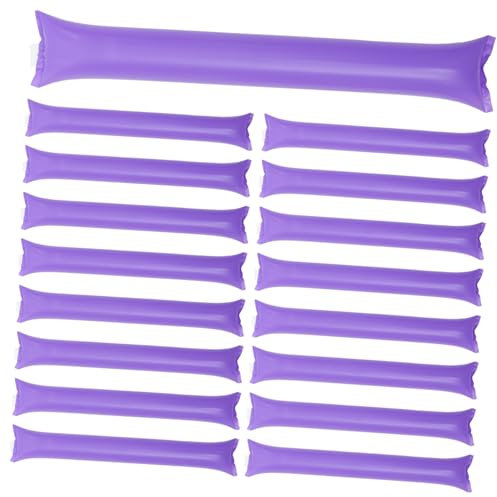 UPKOCH 40piezas Animadora Inflable De Plástico Palos De Ruido para Eventos Deportivos Conciertos y Fiestas Generadores De Ruido Aplausos