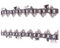 2-Pack 16-Inch 40cm Blade Chainsaw Chain 3/8LP-.050 (1.3mm)-56 Drive Links Chains Fits Greenworks Homelite Saw