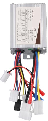 Asyduey Elektrofahrrad-Fahrrad-Steuergerät 24V 350W Elektroroller-Steuergerät Bürsten-DC-Motor-Drehzahlregler