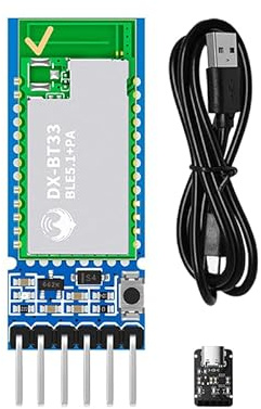 DX-BT33 Master-Slave-Integration, 223 m lange Reichweite, Multilink-Bluetooth-Modul, nRF52833 Chip + PA-Verstärker, Relaismodus, AT-Befehle (BT33-A(T0))