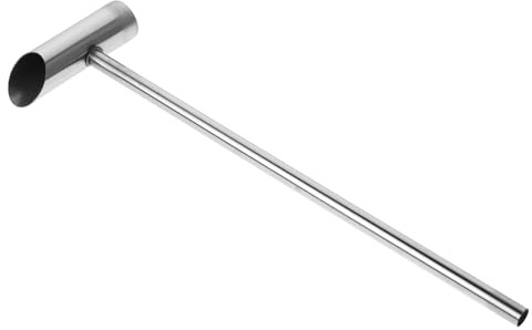 FONDOTIN Cucchiaio per Filato in Acciaio lungo Design Elegante e Resistente Accessorio per Macchine Filato Facile da Pulire e Maneggevole