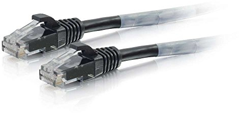 C2G 83540 1m Cat6 Booted Unshielded (UTP) Crossover Patch Cable - Black