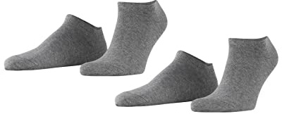 ESPRIT Herren Basic Uni 2-Pack Sneakersocken Baumwolle atmungsaktiv
