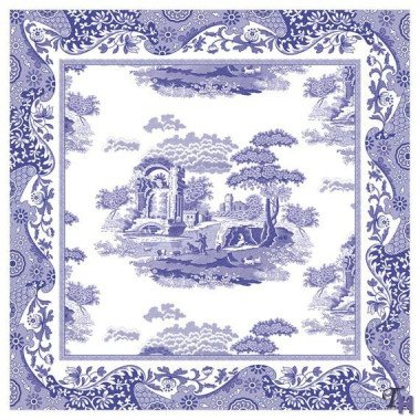 Spode Blue Italian Set of 4 Napkins