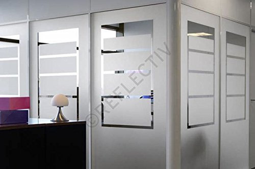 Milchglasfolie Fensterfolie Tönungsfolie Sichtschutzfolie weiß (INT200) Breite152 x 900 cm