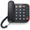 Brondi Bravo 15 Telefono Fisso, Nero