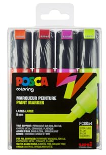 Marker UNI POSCA PC-8K 4er Set Neon