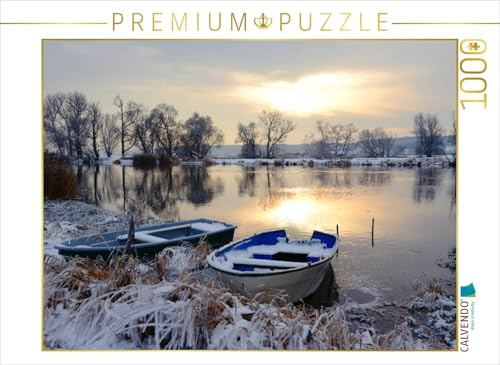 CALVENDO Puzzle Winter im Havelland | 1000 Teile Lege-Größe 64 x 48 cm Foto-Puzzle für glückliche Stunden