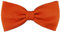 TigerTie vorgebundene Satin Fliege in orange leuchtorange Uni einfarbig + Geschenkbox