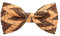 WANYING Herren Korkfliege Fliegen Schleife Holzmaserung mit Hakenverschluß bereits Gebunden Verstellbar Gentleman Casual Formell 12.5×7cm