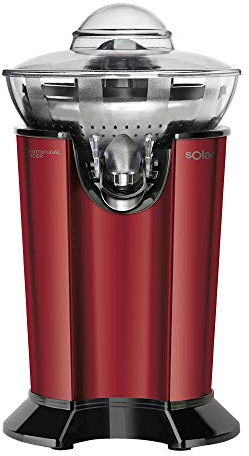 Taurus EX6158 Stillo Red Spremiagrumi Elettrico, Plastica Acciaio Inossidabile, Rosso
