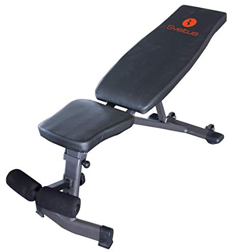 Sveltus Hantelbank, Unisex, Erwachsene, Schwarz