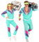 W WIDMANN MILANO Party Fashion - Kostüm Trainingsanzug, 80er Jahre Outfit, Jogginganzug, Bad Taste Outfit, Faschingskostüme