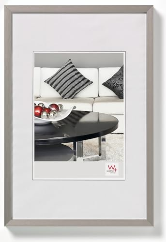 walther design Bilderrahmen stahl 70 x 100 cm Aluminium Chair Alurahmen AJ100D