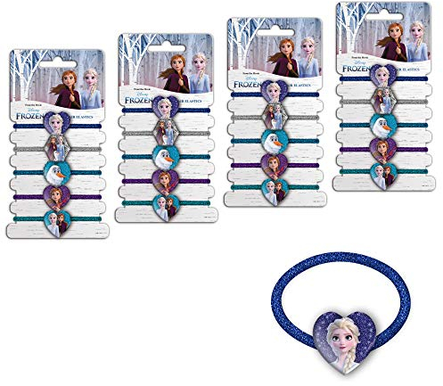 CRAZE FROZEN II Hair Elastics Haar Accessoires Kinder Haargummis Haarbänder Haarschmuck Mega-Set 29626