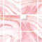 yabaduu Y042-03 - 10 adesivi per piastrelle, pellicola autoadesiva per cucina o bagno, effetto pietra naturale (marmo rosa, 20 x 20 cm)