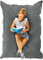 Green Bean Sitzsack 120x160cm 270 Liter Kinder & Erwachsene Bean Bag EPS Perlen Füllung Riesensitzsack Groß Draußen Outdoor Liegekissen Waschbar Wetterfest Lounge Chair Sitzkissen Bodenkissen Grau