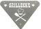 Gartendeko | Schild Grillecke | Grill Schild für Outdoor Küche | Made in Germany Grill Deko (Stahl)