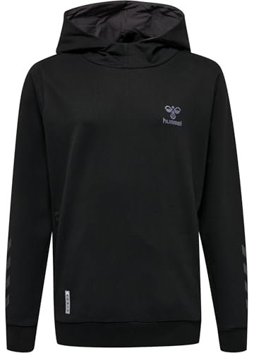 hummel hmlOFFGRID Hoody Kids Schwarzgrau, 8 (128) Kinder