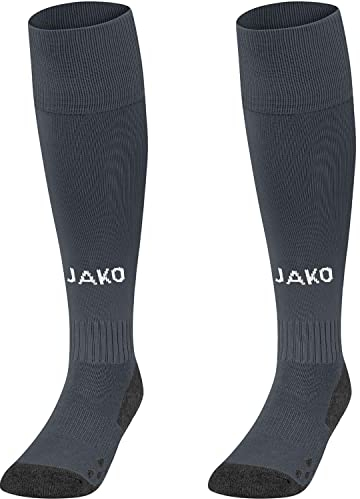 JAKO Unisex Stutzenstrumpf Allround Stutzenstrümpfe, Anthrazit, 43-46 EU