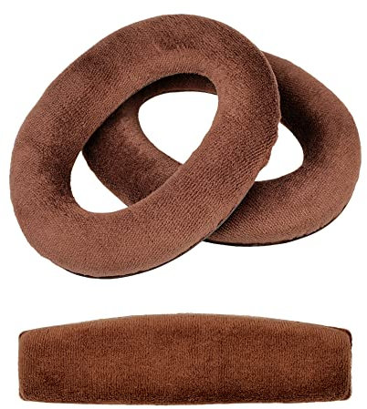 JHZZWJ Ersatz Ohrpolster für Durchmesser HD599/HD598/HD595/HD569/HD518/HD515/GAME ZERO/G4ME ZERO/PC37X/PC38X/PC350/PC360/PC36.0/HD388.0/HD380-PRO/HME95/HMEC250 Ohrpolster aus Kunst Leder