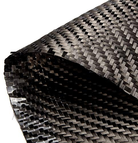 Aublinto Kohlefaser Twill Gewebe,3K 220g Carbon Fiber Stoffgewebe Carbon Fiber Fabric Tuch DIY Dekoration für Autoteile, Sportgeräte, Heimwerker DIY Dekoration