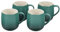 Le Creuset Stoneware Set of 4 Heritage Mugs, 13 oz. each, Artichaut