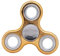 Toyland® Fidget Hand Spinner - Sollievo da Stress e ansia - Colori Assortiti (Anelli Metallici in Oro e Argento)