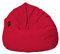 MILLINDABAG Kastanie Tropfenform Sitzsack für Kinder Jugendliche und Erwachsene Beanbag Kissen Indoor & Outdoor Gaminggeignet bereits gefüllt Sitzkissen Bodenkissen (Rot, XL-Durchmesser 77 cm)