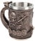 Okuyonic Mug Viking, Tasse à Bière en Acier Inoxydable Grande Capacité L Tasse de Revêtement de Résine pour de Collection