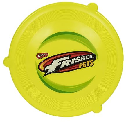 Wham-O Pets Jazwares Frisbee Whizzbee - Der Original Apportierflieger - Fliegendes, pfeifendes, schwimmfähiges Hundespielzeug