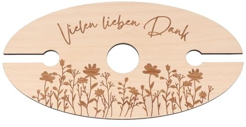 Spruchreif | Praktisches Geschenk für Weinliebhaber | Weinglashalter aus Holz | Holz Weinständer | Geschenkidee Holz | Dankeschön Geschenk