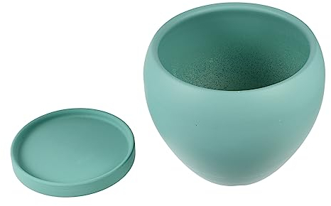 Didiseaon Pot De Fleur Pot en Terre Cuite Contenant De Plantes Grasses Jardinières pour Plantes D'intérieur Jardinière Simple Cache-Pot Moderne Céramique Étagère à Livres Air Bureau
