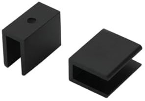 Glass Clamp 18-20mm Glass Panel Bracket Corner Holder Glass Clamp DIY (Color : 10 Piece, Size : 18-20mm)