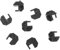 JISADER 8 Pcs Campingstuhl-Verbindungsstücke, Klappstuhl-Reparaturzubehör Ersatzteile, Camping Chair Connectors Parts, Campingstuhl-Befestigung für Angelstuhl, Hocker, Outdoor-Klappstuhl, Stil D