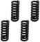 YINETTECH 4Pcs Tremolo Arm Tension Springs 10x4mm Electric Guitar Jack Spring Socket Tension Spring Guitar Bridge Spring Compatible with Fender Stratocaster
