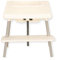 WOODYGIFT Fußstütze für IKEA Antilop Hochstuhl – Ergonomische, Höhenverstellbare Fußablage aus Holz – Kinderfreundlich, Sicher & Stabil – Kompatibel mit Antilop Zubehör (Weiß)
