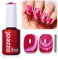 Ozzeal Katzenauge UV Gel Nagellack - 15ML Heiß Rosa Crystal Magnetisch, Frühling Sommer Glitter Holographisch Shimmer - Soak Off UV Led
