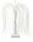 Ciieeo Festival Tree Lamp LED Christmas Weeping Willow Light Up Decorative Indoor Tree Bedside Night Light