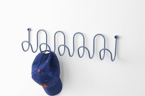 D-Segno Molly Appendiabiti da Parete Design Italiano - in Metallo Colorato, Moderno e Versatile per Ingresso, Soggiorno, Bagno e Ufficio, Ganci Appendiabiti, Attaccapanni da Muro, Made in Italy