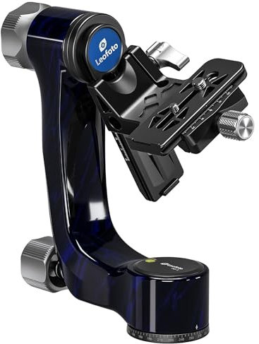 LEOFOTO 2-Wege-Neiger PG-3 Carbon-Gimbal Blue