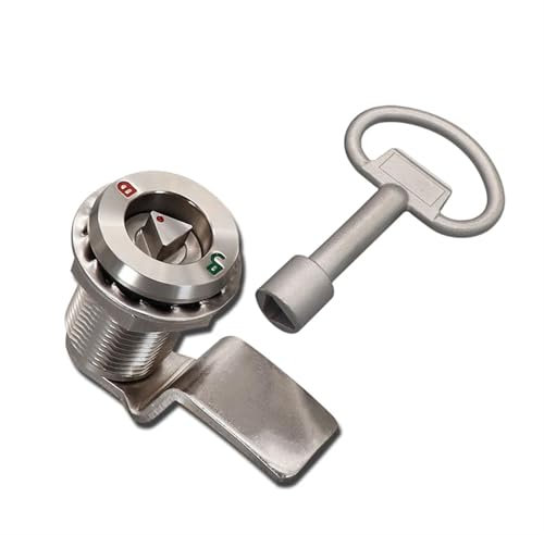 Stainless Steel Triangle Locker Telescopic Security Lock for Doors Triangle Electric Cabinet Dustbin Locks Pull Tongue Mailbox 1Pcs(2sets-Stainless S)