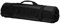 pistro Black Chef Roll Bag, 22-Slot Oxford Cloth Cutlery Holder, Portable Kitchen Tool Storage Wallet, Durable Knife Roll for Culinary School, Work, Camping, and BBQ