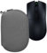kwmobile Neoprene Case Compatible with Razer Viper V3 Pro - Case for Mouse Soft Pouch Carry Bag - Dark Grey