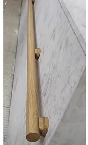 Aluminium-Kabelgeländer-Set mit Beleuchtung für Außen- und Innentreppen, natürliche Farbe, 1 m