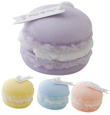 VINTORKY 4 Stück niedliche Kerzenästhetik cute candles hochzeitskerze dekokerzen birthday candles Kerzengläser Duftkerzen Diffusor Kerzen in Lebensmittelform einzigartige Kerze Paraffin
