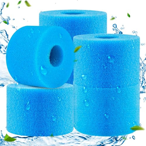 Niaetuto 6PCS Éponge Filtrante