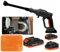 Fexrror Nettoyeur Haute Pression sans Fil, Nettoyeur Haute Pression avec Buse 6 en 1, 2 x 2000mAh Batteries, Pulvérisateur de Mousse, Adapté pour Voiture, Jardin, Terrasse