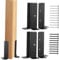 Staffe for pergola, supporto for pali di recinzione, kit da 4 staffe for pergola, staffe for pali della ringhiera, ancoraggio for pali for cassette postali, recinzione for terrazza